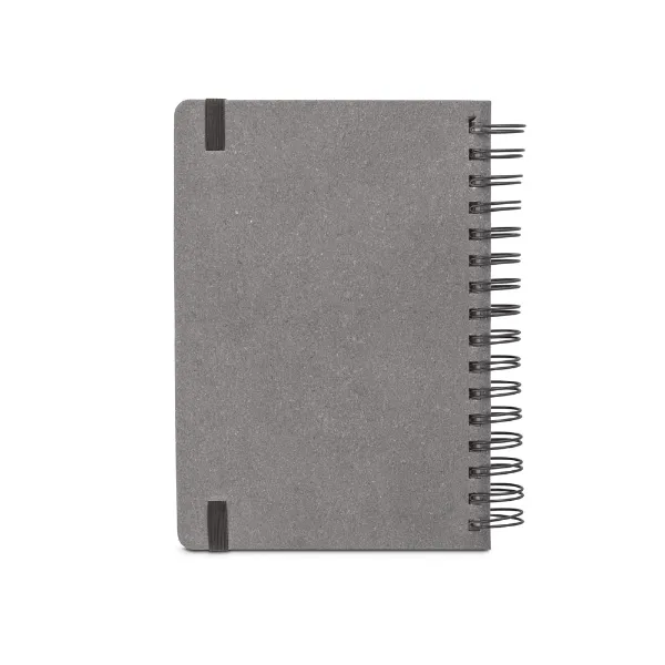 Agenda personalizada com com argolas em pele reciclada tamanho  21 x 15 cm